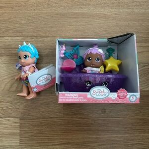 Sweet Love Mermaid Doll Set - Blue and Purple